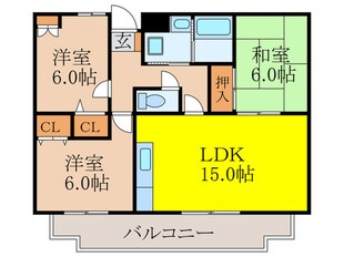 ベル・クオーレ上池田の物件間取画像